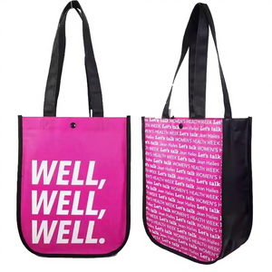 Hot Sale PP Non Woven Recycled Laminated Tote <b>Bag</b> with Custom Logo <b>Medium</b> Size Shoulder Strap - Product Image 3