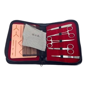 Set di 22 Strumenti in Acciaio Inossidabile per Studenti di Medicina, Aghi Anatomici, Attrezzature Sperimentali, Sonde, Forbici, Pinzette, Kit per Dissezione - Product Image 1