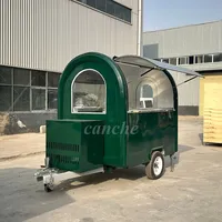 Camion de restauration mobile commercial, mini-remorque à pizza et en-cas personnalisée, entièrement équipée