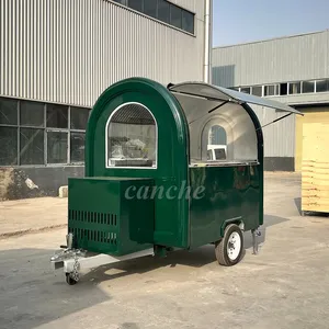 Camion de restauration mobile commercial, mini-remorque à pizza et en-cas personnalisée, entièrement équipée - Product Image 5