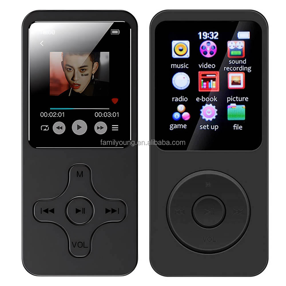 1.8インチカラースクリーンミニBluetooth MP3プレーヤー電子書籍