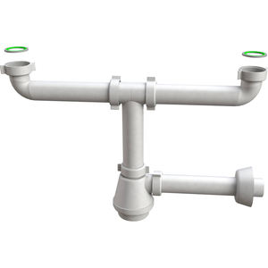 2-Way 1 "1/4" PVC siphon bonomini เครื่องมือหมุนแบรนด์ - Product Image 2