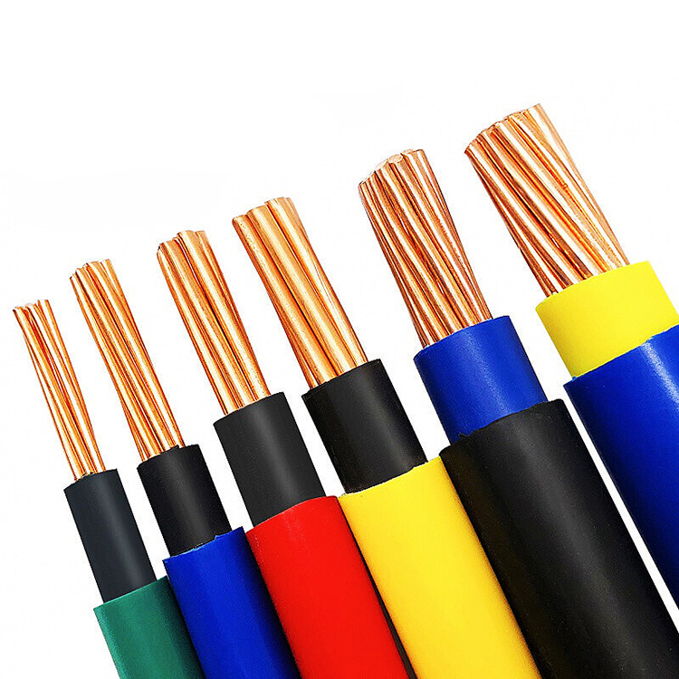 High Conductivity Copper Conductor Electrical Building Wire For Led Light Lamps
