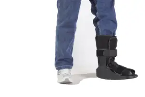 Ayak bileği burkulma kırığı yaralanması ortopedik ayakkabı için hava ROM cam walker boot