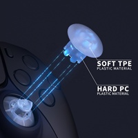 EXtremeRate - Manettes analogiques interchangeables personnalisées pour manettes PS5 PS4 - Sticks EDGE - Stick de pouce