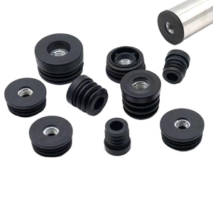 Factory Supply Threaded Tube Insert with Embedded Metal Nut Press Fit Round Pipe Plug for Furniture Leveling Foot, Made in China - Product Image 5