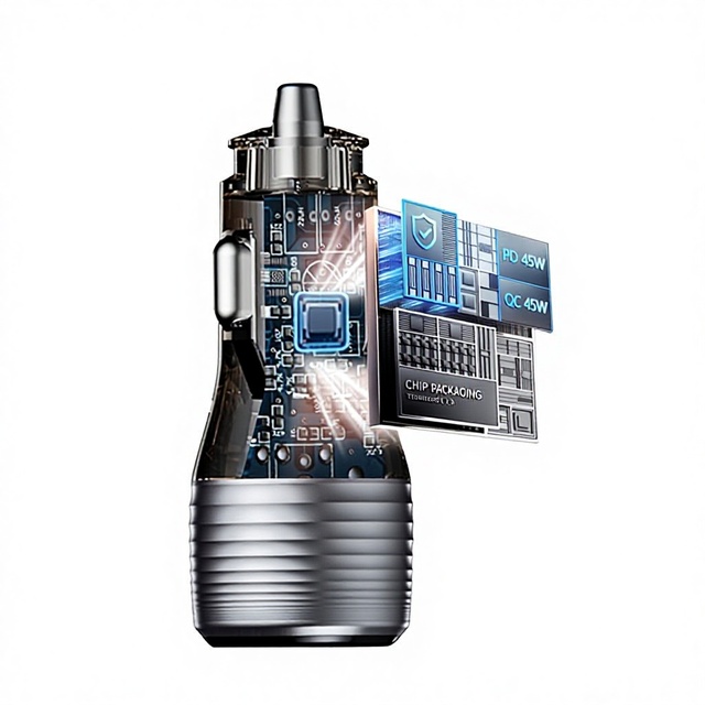 Factory Custom Color & logo DC12-24V Usb-a Type-c Fast Charging Usb18W PD30W PPS33W 51W OVP Fast Usb Car Charger