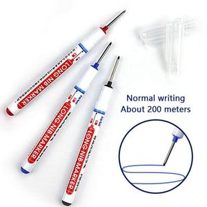 Factory Direct logo Customization 20mm Length 1mm Multi-purpose Long Nib Paper Permanent Marker for Depth Marking - Product Image 3