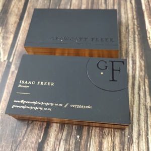 Giấy Tùy Chỉnh Dập Nóng Vàng Dập Nổi 3d Nâng Cao In Thẻ Kinh Doanh In Offset Giấy Nghệ Thuật - Product Image 5