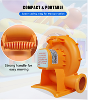 Souffleur d'air gonflable 110V AC 950W/1100W à pression moyenne avec lames en plastique et acier pour châteaux gonflables, toboggans et événements intérieurs/extérieurs