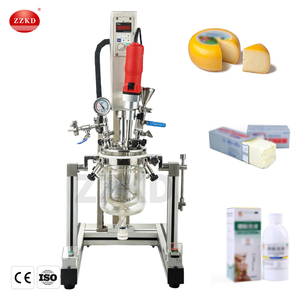 Mini Mezclador Emulsionador al Vacío de Laboratorio de Vidrio para Cosméticos, Cremas, Champús y Pasta Dental de 1L, 2L, 5L, 10L, 20L - Homogeneizador Reactor de Laboratorio - Product Image 5