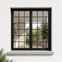 Fenêtre coulissante en aluminium AS2047PVC Upvc, norme européenne, double vitrage, maison résidentielle, alliage d'aluminium