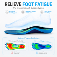 Semelles de sécurité anti-perforation Joiockan pour hommes, 2 pièces, en PU, avec soutien ergonomique de la voûte plantaire et conception respirante