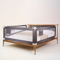 Barrière de sécurité pour lit bébé en tissu de bonne qualité, réglable en hauteur, barrière de sécurité pour tout-petits, garde-corps anti-chute, barrière de sécurité pour bébé
