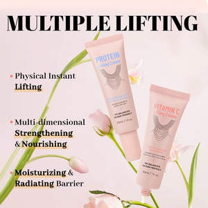 <span class=keywords><strong>Crema</strong></span> Facial Reafirmante, Iluminadora e Hidratante con Complejo de Péptidos, Ácido Hialurónico, Vitamina C y Extracto de Células Vegetales para el Cuidado del Contorno Facial - Product Image 3