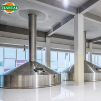 Seis recipientes Lager 48000KL 48000 toneladas producción anual 48 millones de equipos de cervecería de cerveza industrial
