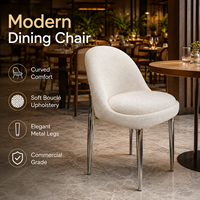 Chaises de salle à manger à pieds métalliques en vente en gros, chaises et tables pour restaurants, mobilier d'extérieur pour restaurants japonais, chinois et de pizzas