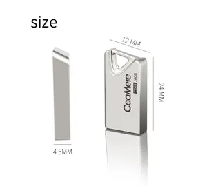 Ceamere pen drive usb 2.0 personalizado, logotipo personalizado 8gb 16gb 32gb 64gb 128gb 3.0 metal usb flash drives