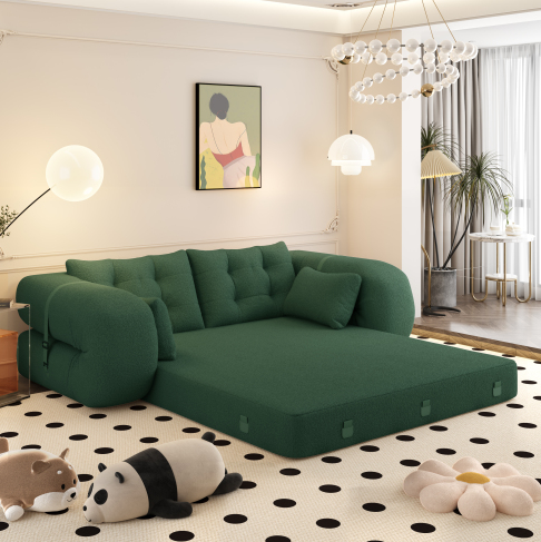 2 Asientos + Peluche + Verde