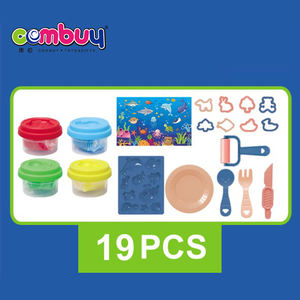 <span class=keywords><strong>Animaux</strong></span> de dessin animé éducatifs enfants bricolage jouets colorés jouer pâte ensemble d'argile - Product Image 4