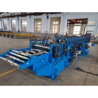 Machine de formage de poutrelles CZ avec commande PLC, moteur haute puissance 5,5 kW et roulement, perforation et cisaillement personnalisés
