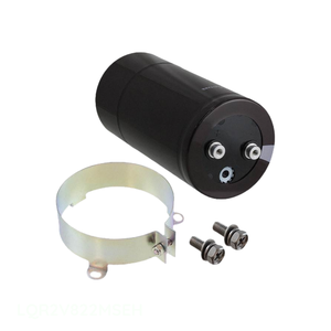 ตัวเก็บประจุแบบยึดติดโครงสร้างรุ่น LQR2V822MSEH ยี่ห้อ Manufacturer Channel ความจุ 8200uF 20% 350V แบบขันสกรู - Product Image 1