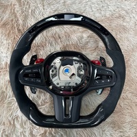 Volant en fibre de carbone pour BMW G02 G05 G06 G09 G11 G12 G15 G20 G22 G28 G29 G30 G38 G80 G82 F40 F90, accessoires de voiture