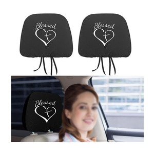 Housses <span class=keywords><strong>de</strong></span> repose-tête personnalisées avec design antidérapant, ajustement élastique sécurisé, faciles à retirer, ajoutent <span class=keywords><strong>de</strong></span> la personnalité à tout style d'intérieur <span class=keywords><strong>de</strong></span> <span class=keywords><strong>voiture</strong></span> - Product Image 2