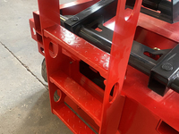 Plataforma Elevadora de Tijera Hidráulica KUUGAO, Plataforma de Acero al Manganeso, Plataforma de Trabajo de 12 m, Capacidad de 100 kg, Batería de Plomo Ácido TGZ-08