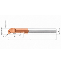 Outil de perçage en carbure de tungstène MUR pour l'usinage de l'acier sur centre CNC, outils de perçage de type suisse pour tour, petite ouverture, précision, vente en gros