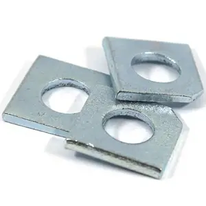 1/4 Carbon Steel Grade Class4.8 8.8 10.9 12.9 Galvanized Zinc Plated Taper Washer Square Taper Washers For Slot Section GB853
