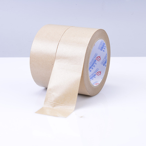 Ruban d'emballage renforcé activé par l'eau personnalisé ruban d'étanchéité kraft imprimé avec logo ruban d'expédition <span class=keywords><strong>pape</strong></span> - Product Image 1