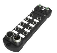 Module d'E/S à distance KRONZ IP67 PROFINET, 2 entrées numériques, 12 sorties numériques, 1 entrée analogique 0/4-20mA, Ethernet industriel M12
