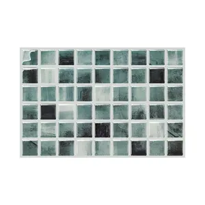 פרימיום יוקרה שיש קליפת מקל Backsplash אריח 3D פסיפס אריח דקור קיר אריחי מדבקת על Backsplashes