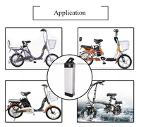 Kit de batterie lithium-ion RHY 18650 36V 11.6Ah 418Wh pour vélo électrique avec batterie intégrée dans le tube diagonal pour vélo de ville Silver Fish 28 pouces