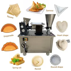 Máquina de dobramento samosa artesanal frozen, máquina automática empanada para fazer cachos