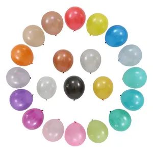 Balon baru 2024 balon lateks mutiara berwarna berkualitas tinggi pesta ulang tahun modis tren 12 inci tahun