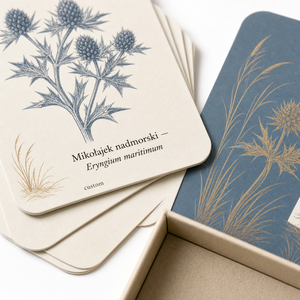 Maßgefertigte Umweltfreundliche Langlebige Familien-Lernkarten Matt Beschichtetes Papier Stabile Design-Papierbox-Verpackung für die Ostseeküste - Product Image 3