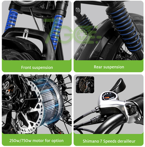 7GO EB8 Vélos électriques haute performance pour femmes Batterie au lithium polyvalente personnalisable pour les escapades de week-end <span class=keywords><strong>Promotion</strong></span> spéciale - Product Image 5