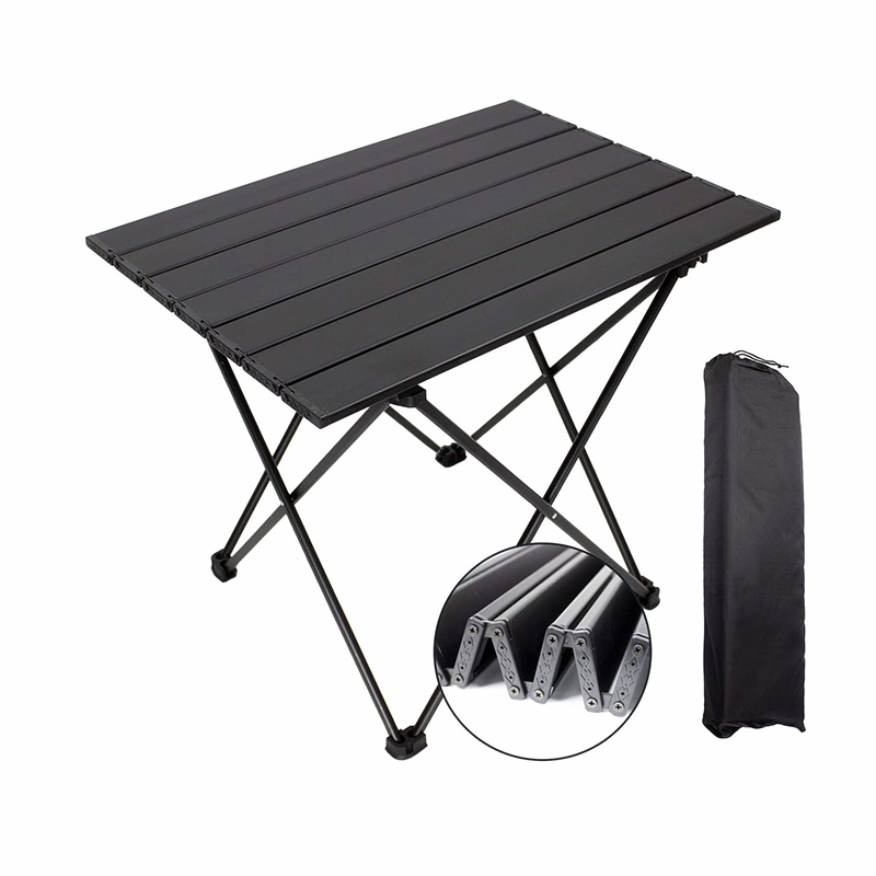 Складной регулируемый стол из алюминиевого сплава для улицы, пикника, путешествий, рыбалки, заднего двора
