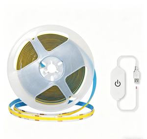 Kit de Bande LED COB USB 5V 8mm Blanc Chaud avec Interrupteur Tactile, Indice de Protection IP20, IRC Ra80, Corps en Aluminium, Lampe de Décoration pour Machine à Coudre - Product Image 2