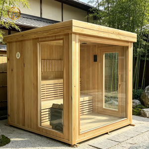 Sauna a vapore e sauna secca a legna per 10 persone, con funzione di bruciatura lontana dal fuoco e drenaggio linfatico, tipo Bagno Turco, Rocky Balboa, Casa Prefabbricata - Product Image 3