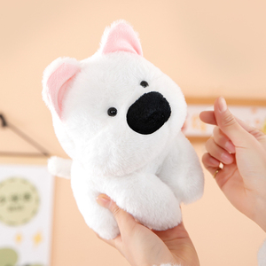 Peluche Westie all'ingrosso <span class=keywords><strong>per</strong></span> sala giochi, Cane di peluche personalizzato <span class=keywords><strong>per</strong></span> Claw Machine, Cuscino premio morbido a forma di White Terrier - Product Image 5