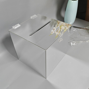 Hộp Đựng Thiệp Cưới Có Khóa Bằng Nhựa Acrylic Kích Thước Tùy Chỉnh Có Khe Cắm Hộp Đựng Thiệp Mời Có Logo - Product Image 5