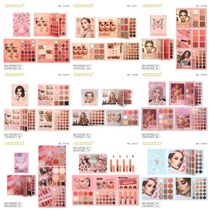 Commerce transfrontalier : Kits de maquillage multi-produits (palettes de fards à paupières, pinceaux à fards à paupières, livrets de maquillage), Poudre minérale waterproof - Product Image 6