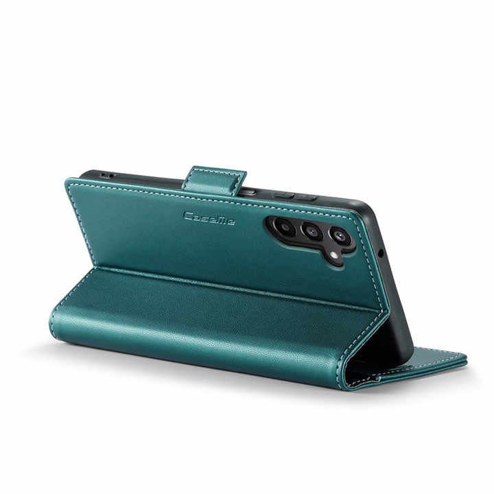 Caseme 023 PU Leather Flip Wallet Card Holder Stand Holder Mobile Phone Cover Case For Samsung Galaxy A15