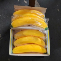 Jouet banane long de 40 cm, jouet à presser en forme de fruit, jouet anti-stress banane, jouet extensible amusant