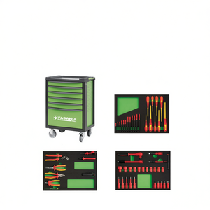 Fasano <b>Tools</b> Electric Hybrid Vehicle Maintenance <b>Trolley</b> With 56 Insulated <b>Tools</b> Set - Product Image 2