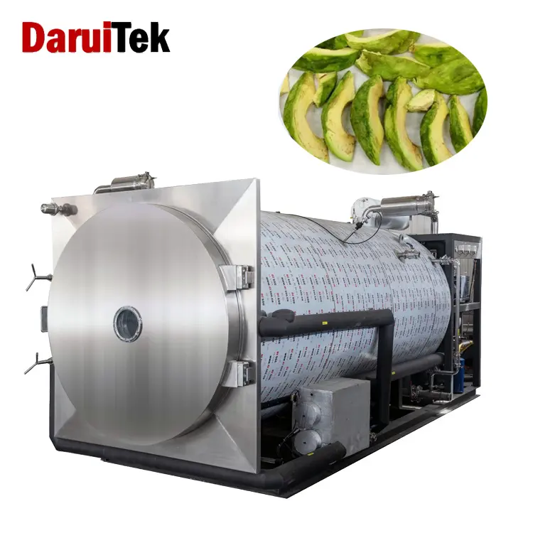 Industrial Lyophilization Equipment Lyophilizer Vacuum Right Freeze Dryers For Food Fruit