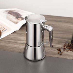 HIGHWIN-<span class=keywords><strong>Cafetera</strong></span> Moka de acero inoxidable para capuchino o café con leche - Product Image 3